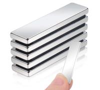 Magnets for Crafts, 40x10x3mm Strong Fridge Magnets Heavy Duty, Small Rare Earth Magnet Rectangle Neodymium, Muti-Use Tiny Magnet for Whiteboard, DIY, Notice Board