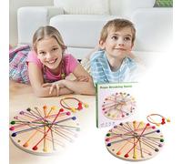 Magnets Kids Untie The Rope Children's Educational Thinking Attention Parent Child Interactive Board Game Toy Farm Girl Vintage 1 (Green, 23x23x4cm)