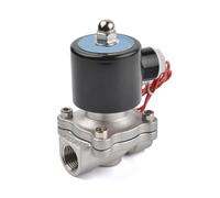 Magnetventil aus Edelstahl 3/8'' 1/2'' 3/4'' 1'' 1-1/2'' 2'' Normally Closed Stainless Steel Solenoid Valve 24V 12V 220V 110V Water Solenoid Valves(1-1/2",220VAC)