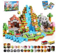 Magneverse 200 PCS 0.8in Magnetic Blocks - Magnet Toys & Magnetic Building Blocks Cubes, Stacking Magnets, STEM Toys for School Acitivities, Birthday Gifts for Boys Age 3+ Years Old (Theme: Forests)