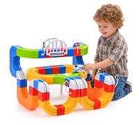 Magneverse Anti-Gravity Train Set, 3D STEM Track for Kids 3+ | 100-piece snap-fit track with 360° loops & upside-down racing. Sturdy, travel-friendly STEM gift for kids aged 3-10 to build.