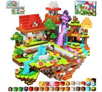 Magneverse Magnetic Blocks, Flashing Light 150Pcs Floating Grassland Portal Magnetic Building Blocks Cubes Tiles Stacking STEM Toys for Kids Boys Girls Ages 3 4 5 6 7 8 9 10 Christmas Birthday Gifts