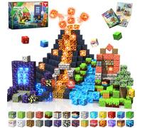 Magneverse Magnetic Building Blocks, Dark Light 150 Pcs Original Craft Magna Tiles STEM Toy Set, Kids Learning Educational Construction Sensory Toys for 3 4 5 6 7 8 9 10 Year Old Boys or Girls Gift