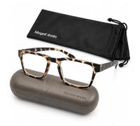 Magnif Eyes +1.5 Reading Glasses for Men & Women | Shell Pattern Laramie Unisex Readers | Lightweight Comfortable Eyeglasses for Computer, Mobile & Book Reading (1.5) With Case & Pouch