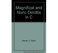 Magnificat and Nunc Dimittis in C