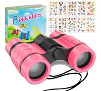 Magnification Binoculars with Animal Stickers, Portable High-Definition Observation Lightweight Compact Binoculars for Adult Outdoor Camping, Bird Watching, Nature Observation Viewing