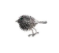 Magnificent Bird Vintage Men's Fashion Brooch Pin Brooch Novelty Metal Sliver Jewelry Practical Durability