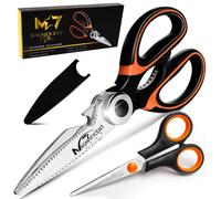 Magnificent Kitchen Scissor, Heavy Duty Scissors For Kitchen Use With Safety Cover & Extra Gift, Soft Grip & Multi-Functional Utility Scissors, Shears