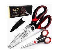 Magnificent Kitchen Scissor, Heavy Duty Scissors for Kitchen Use with Safety Cover & Soft Grip & Multi-Functional Utility Scissors, Shears for Meat