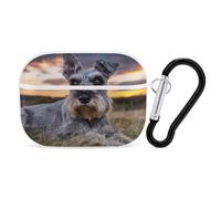 Magnificent Miniature Schnauzers Bluetooth Earphone Case Hard Covers Earbuds Protective Case Compatible with Airpods Pro