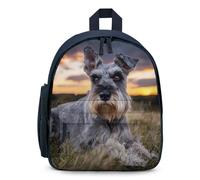 Magnificent Miniature Schnauzers Laptop Backpack Cute Travel Daypack Carry on Backpack Work Bag for Men Women