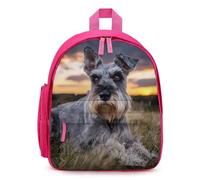 Magnificent Miniature Schnauzers Laptop Backpack Cute Travel Daypack Carry on Backpack Work Bag for Men Women