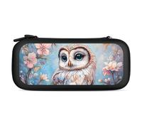Magnificent Owl Compatible with Switch Case Bag Travel Protective Cover Handbag with 15 Game Accessories
