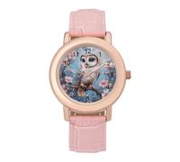 Magnificent Owl Cute Watches for Women Fashion Paint Adjustable Wrist Watch Work Workout
