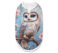 Magnificent Owl Dog And Cat Clothes Pet Summer Sleeveless T Shirt Basic Vest M