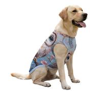 Magnificent Owl Dog Shirt Pet Vest Breathable Clothes Lightweight Tank Sleeveless Top