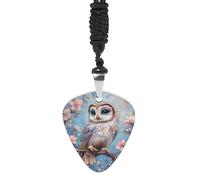 Magnificent Owl Fashion Guitar Picks Necklace Music Jewellery Personalized Pendant