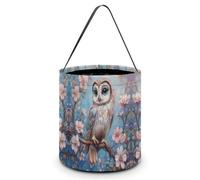 Magnificent Owl Halloween Buckets Candy Tote Bag Easter Handbag Decor Party Supplies