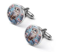 Magnificent Owl Men Cufflinks Shirt Cuff Links Business Tuxedo Studs Wedding