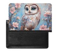 Magnificent Owl Slim Passport Holder Credit Card Cover Travel Essentials Wallet