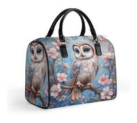 Magnificent Owl Small Travel Duffel Tote Bag Handbag Purse for Office Work Nurse Teacher 15 Liters