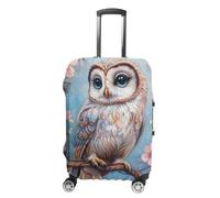 Magnificent Owl Suitcase Cover Elastic Luggage Covers Protectors Anti-Scratch Travel Essentials