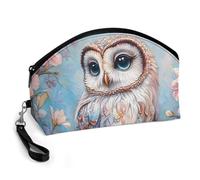 Magnificent Owl Travel Makeup Bag Cosmetic Toiletry Bags Organizer Case with Lanyard