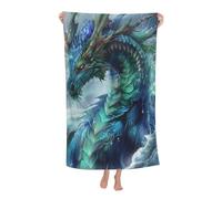 Magnificent Sea Dragon Beach Towel Quick Dry Bath Sheet Large Bathroom Towels For Gym Spa Sport Camping 80X130Cm