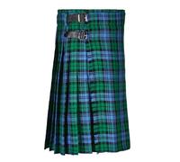 Magnificent Sport Traditional Campbell Tartan 5 Yard Kilt - Scotland Scottish Highlander Dress for Men (UK, Waist 48, Regular, Green)