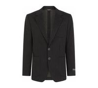 Magnificent Striped Jersey Blazer, male, Dolce & Gabbana, Blazers, Black, 2XL, Jackets 2XL