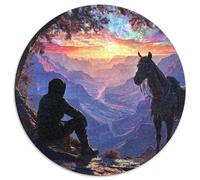 Magnificent Sunset Views over The Arizona Grand Canyon Puzzle 1000pcs (67.5x67.5cm) Puzzles, Die Für Erwachsene Und Personen Ab 14 Jahren Geeignet Sind