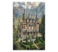 Magnificent Victorian-style Mansion 1000 Piece Pack Classic Jigsaw Puzzle Couple Puzzle Partners Ultra Difficult Wall Decor Easter New Year Paperboard Material 1000 PCS