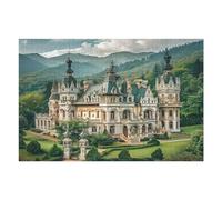 Magnificent Victorian-style Mansion 1000 Pieces Jigsaw Puzzle For Men Educational Decompression Adults Anxiety Memory Care Mothers Valentines Premium 1000 PCS