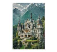 Magnificent Victorian-style Mansion 300 Piece Jigsaw Puzzle Pack Teens Beginners Cognitive Development Puzzle Fans Group Play High-grade Rigid Cardboard 300 PCS