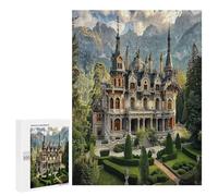 Magnificent Victorian-style Mansion 500Pc Jigsaw Puzzles Adults KidsJigsaws Weekend Craft Activity Parent-Child Bonding Vibrant Design Perfect Festival Gift 500 PCS