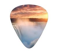 Magnificent waterfalls Guitar picks in thin, medium, and thick sizes, 12-piece set, suitable for electric guitar and various instruments
