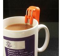 Magnifico Liquid Level Indicator for Blind and Partially-sighted - Bright Orange - Safety Kitchen aid That Makes a high-pitched Sound to warn When Cup is Full. Prevents Drink from Spilling