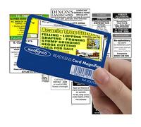 Magnifico Readylens Credit Card Size Magnifier (set of 2) - Handy Discreet Magnifying Lens For Pocket, Wallet or Purse