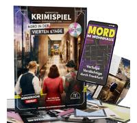MAGNIFICUM Crime Game for Adults - Murder on the Fourth Floor | Special Edition with Murderous Home | Detective Game for Home | Classic or Playable in 24 Episodes