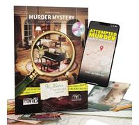 MAGNIFICUM Solve a Murder: The Hostess - Murder Mystery Game for Adults | Beginner Investigation Case with Physical Evidence & Digital Clues | No App | 1-6 Players | 1.5-3 Hours | 14+