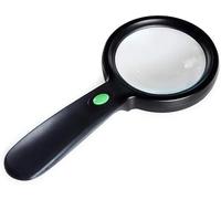 Magnifier 12 Bright LED Lights, Hand-held Magnifying Glass 90Mm HD 20x Lens with a Large Gift Box and Carrying case is Ideal for Reading Small Letters map to Check Black Magnifying Glass Beauty