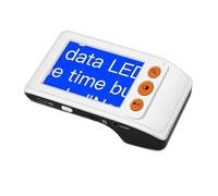 Magnifier for Low Vision Adults - Portable Reading Aid with 2X-25X Zoom, 8 Color Modes & TV Output for Seniors and Color Blindness