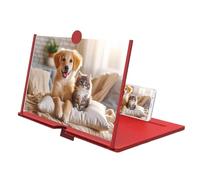 Magnifier for Mobile Phone - Folding HD Magnifier, Folding Screen for Mobile Phone, for Video Movies Games Elderly Book Pages Desktop Laptop