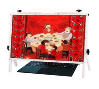 Magnifier Laptop Screen Laptop 2024 Newest Version Screen Magnifier,22'' Laptop Screen Magnifier 3X Reading Magnifiers Laptop Screen Magnifier Stand,Compatible With 14/15/16/17/18/20 Inch(Blanc)