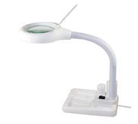 Magnifier, Led 5X 10x Magnifying Glass Lamp - Magnifying Desk Lamp,Adjustable 36 Led Illuminated Magnifier,Height Adjustable Gooseneck for Desk, Table, Craft, Jewelry,Sewing,workbe Aqiong