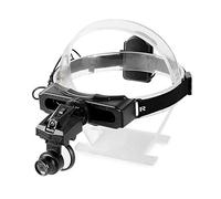 Magnifier Magnifying Glass Hd Hands Unrestricted Headband Magnifier with Led Light -5X to 28X Zoom with 3 Detachable Lenses-Head Mounted Head Magnifying Specs with Light for Reading, Jew