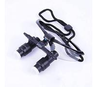 Magnifier With Light, Dental Surgical Binocular Loupes 4X 420Mm Profession Magnifying Glasses Portable Medical Optical Glass Magnifier with Plastic Frame vision