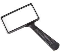 Magnifiers Magnifying Glass, 10X Rectangular Handheld Magnifier Optical Lens for Reading Newspaper Book Map
