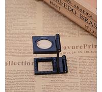 Magnifying 22mm Folding Lens Tester Magnifier Foldable Mini Pocket Magnifier Testing Fabric 8X Magnification Optical Lens Magnifying Glass (Color : 2Pcs)