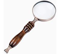 Magnifying Glass 10X Handheld Large Magnifying Glass Magnifier for Macular Degeneration Seniors Reading Soldering Inspection Coins Jewelry Marriage